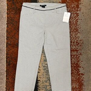 Zac and Rachel black and white pants